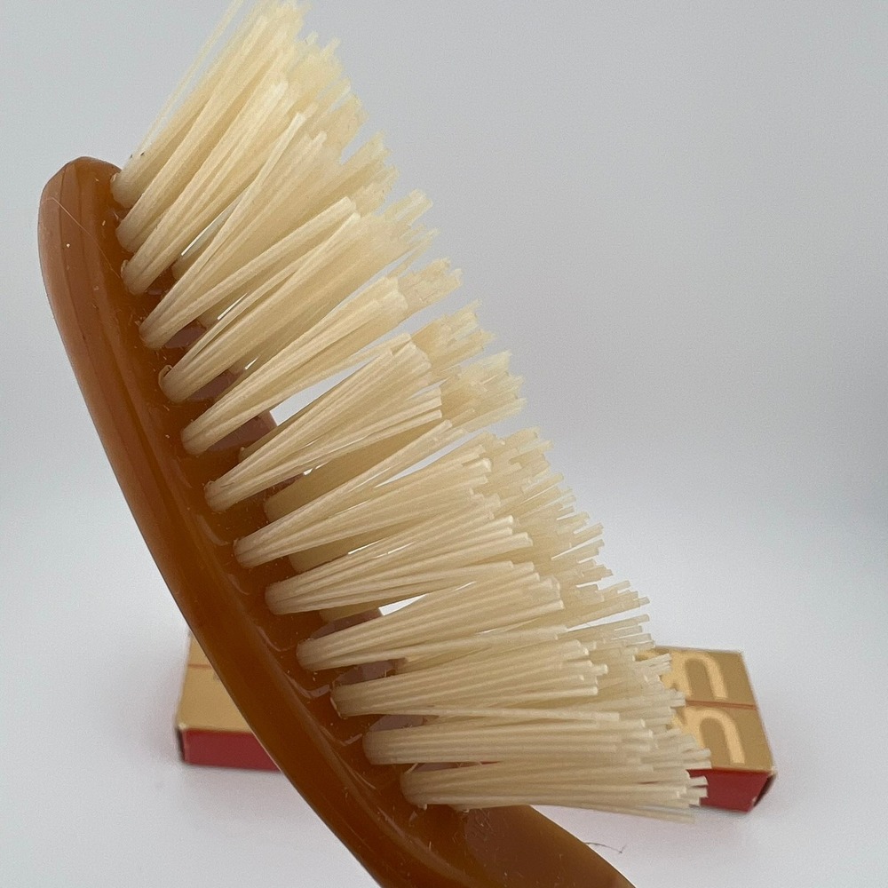 Vintage 1982 Avon Natural Performance Mini Brush With Box Travel Hair Brush - Picture 3 of 7